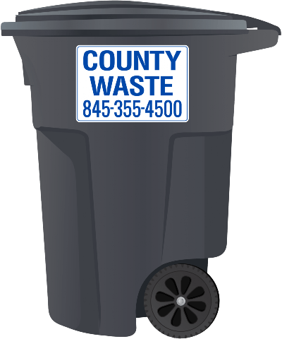 County Waste 95 Gallon Trash Cart